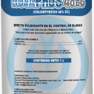 NOVAPHOS (CLORPIRIFOS 48% EC) - FRASCO X 1 LITRO
