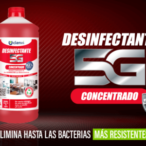 DESINFECTANTE 5G CONCENTRADO - FRASCO X LITRO