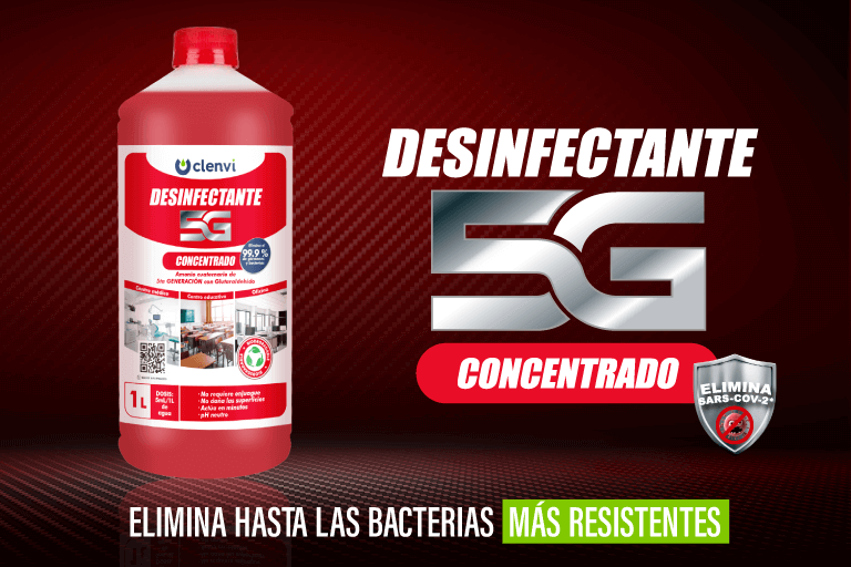 DESINFECTANTE 5G CONCENTRADO - FRASCO X LITRO